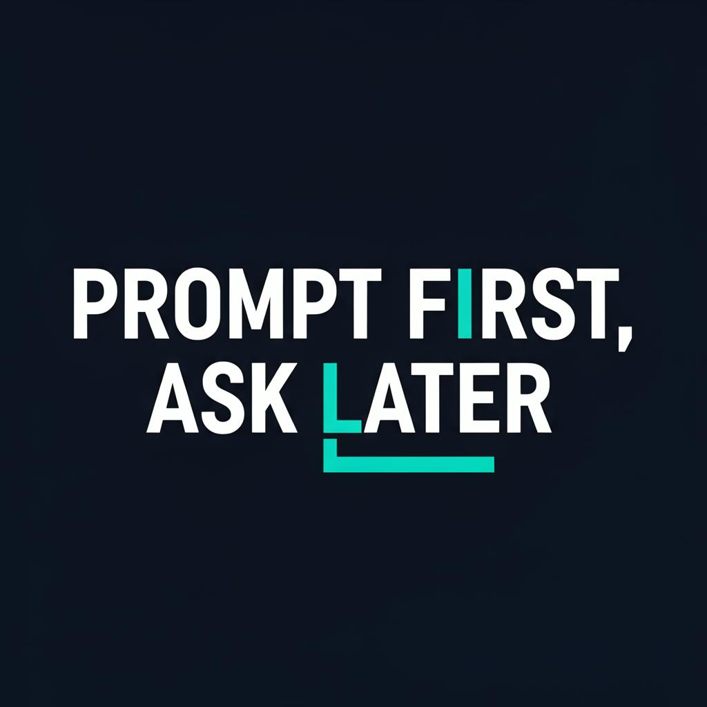 Prompt First, Ask Later — AI Podcast by Spej
